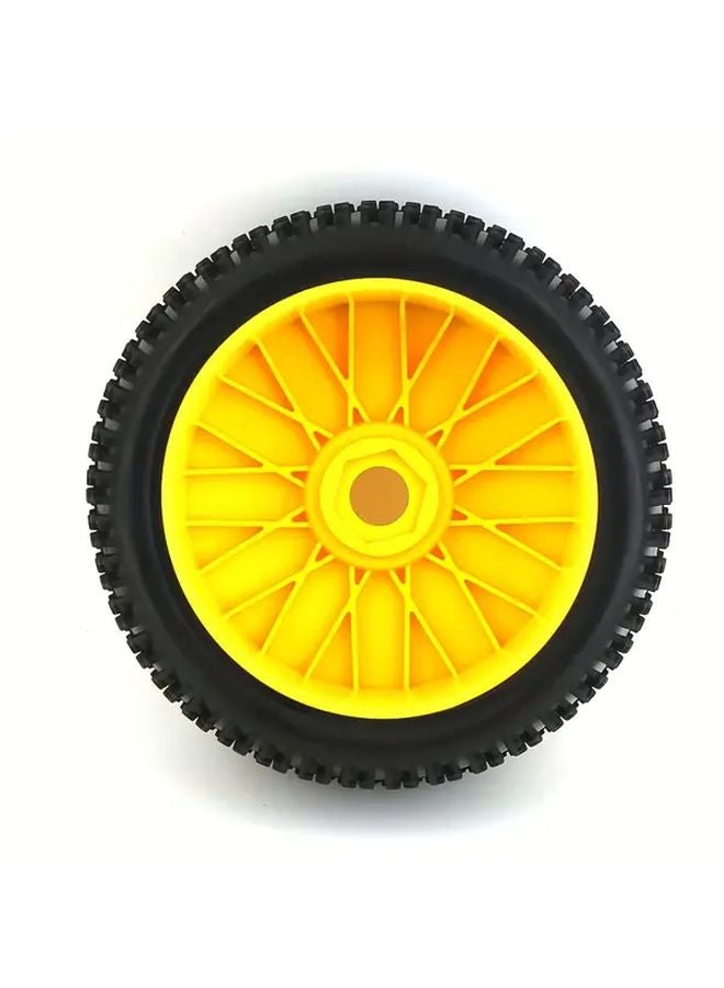 4 قطع خضراء إطارات وعجلات سيارة RC 1/8 مقياس 4WD لطرق التضاريس الوعرة مقاس 17 مم سداسي لـ HSP وHPI وKyosho - Image 5